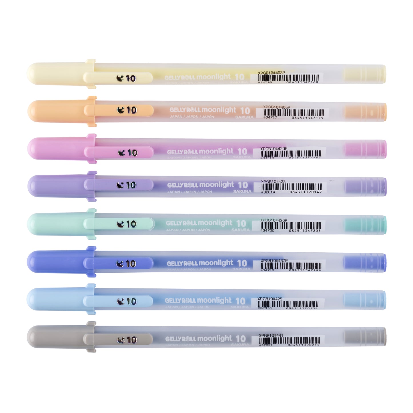 Sakura Gelly Roll Moonlight Pastel Set, 8 kleuren, 1,0 mm