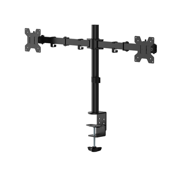 Dubbele monitorarm Quantore voor 2 schermen 17-27 inch zwart - 3