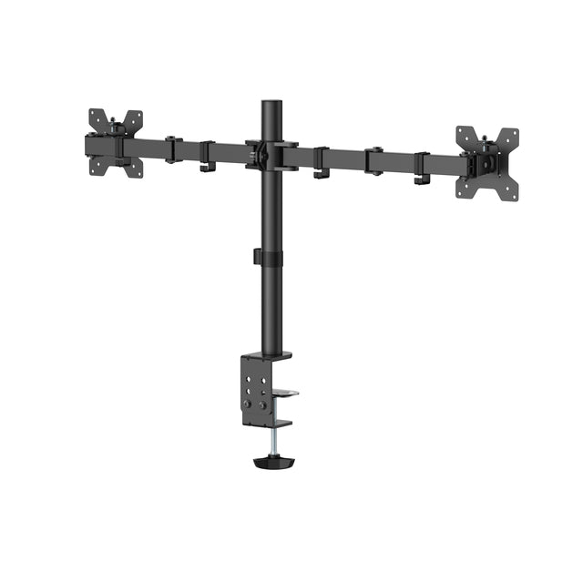 Dubbele monitorarm Quantore voor 2 schermen 17-27 inch zwart - 5