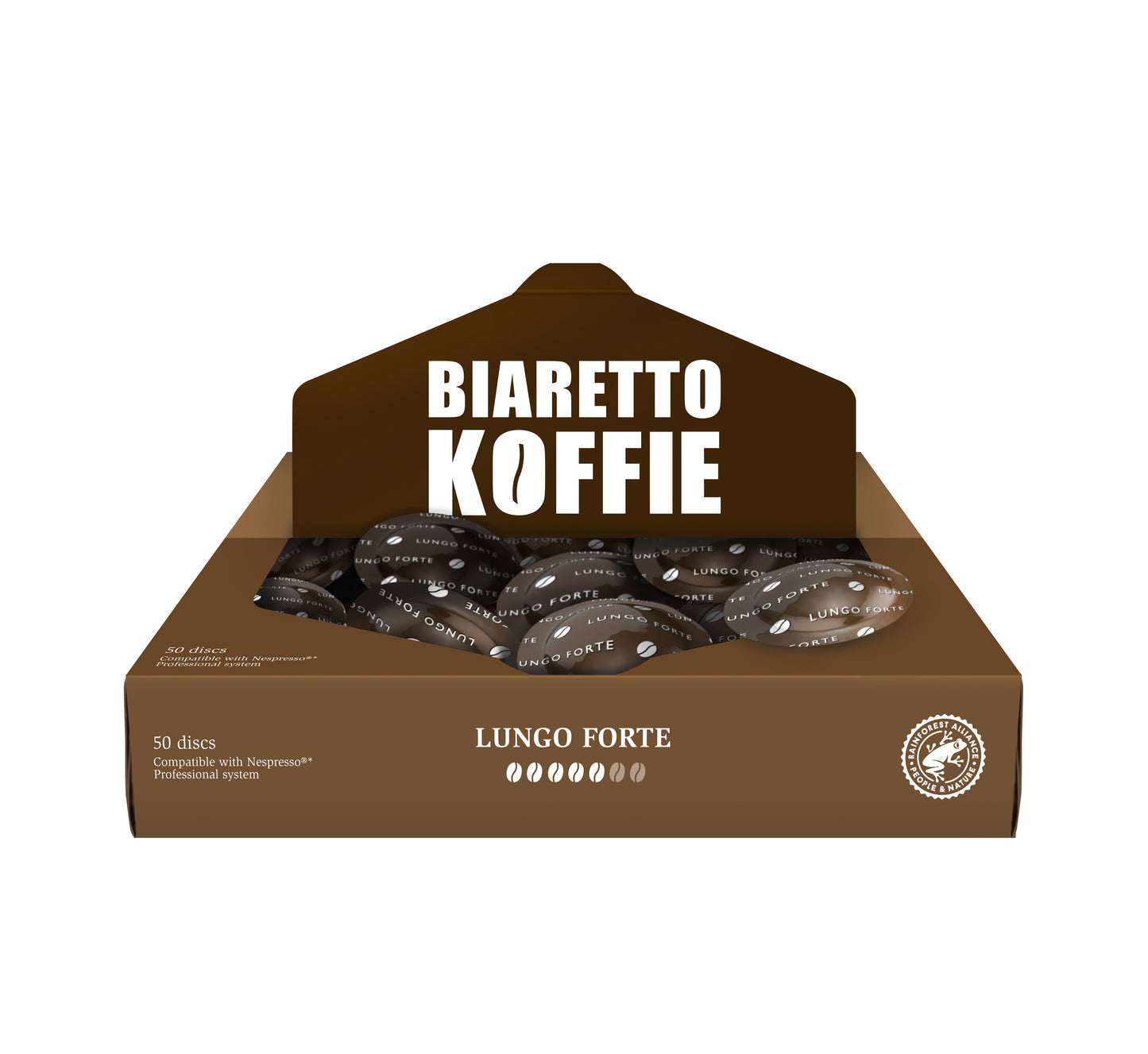 Koffie Biaretto Lungo Forte Discs