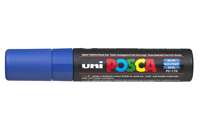 Posca PC17K EB rechthoek donkerblauw - 2