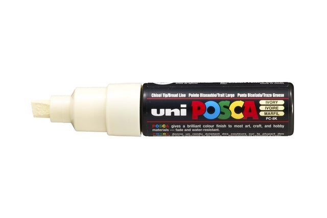 Posca PC8K B Schuin Ivoor Verfstift