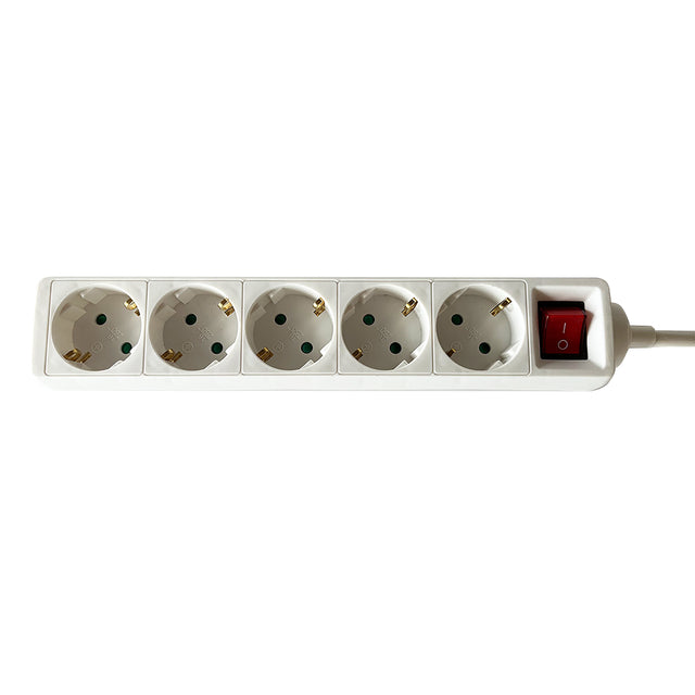 BRASQ Stekkerdoos 5-voudig 3 meter wit