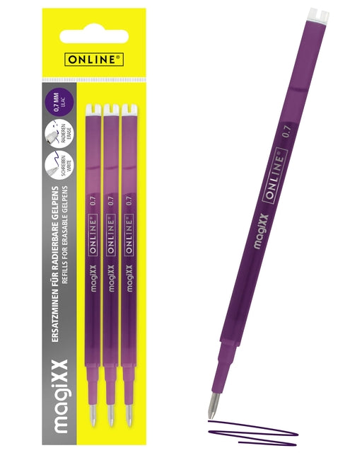Online Magixx Gelvulling 0,7mm Violette Set van 3