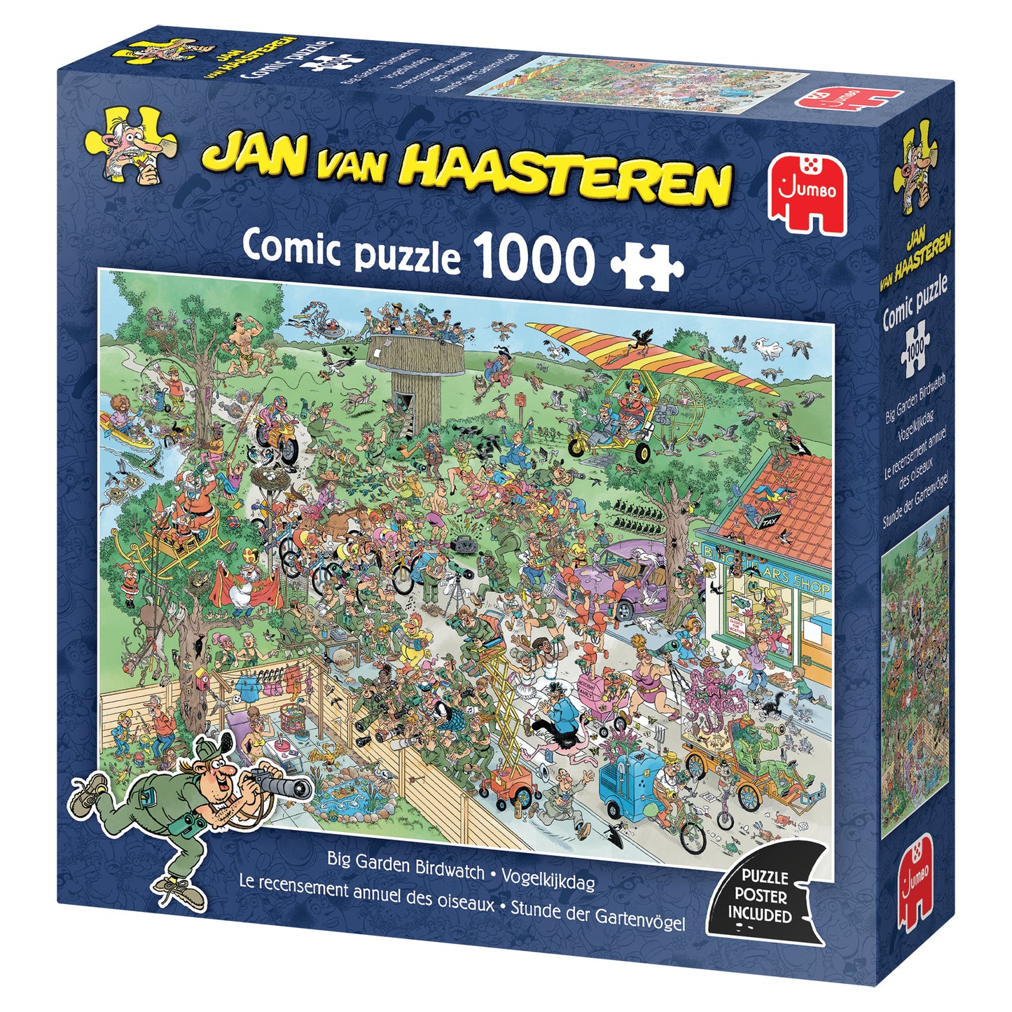 JvH De Grote Vogelkijkdag Puzzel 1000 stukjes – Vogels en humor