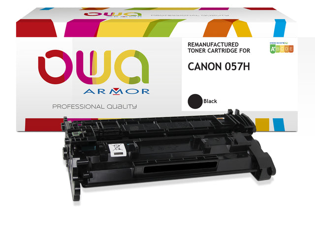 OWA Canon 057H Zwart Tonercartridge | Gereconditioneerd