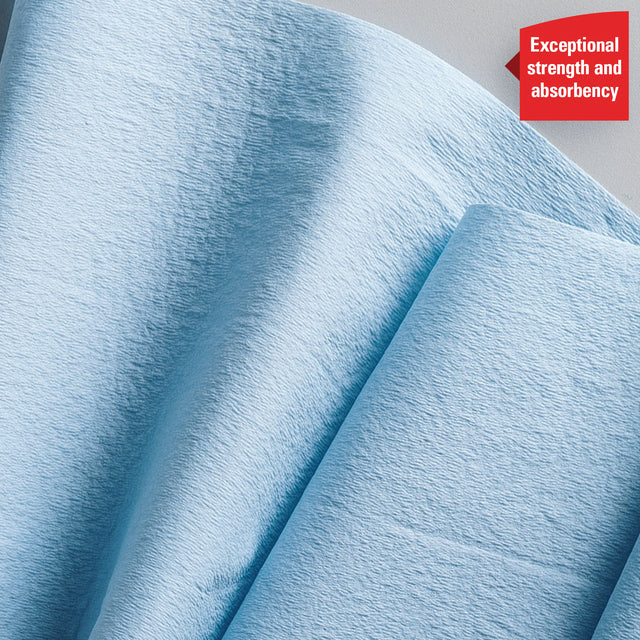Poetsrol WypAll L20 325mmx190m 500 vellen Blauw - 4