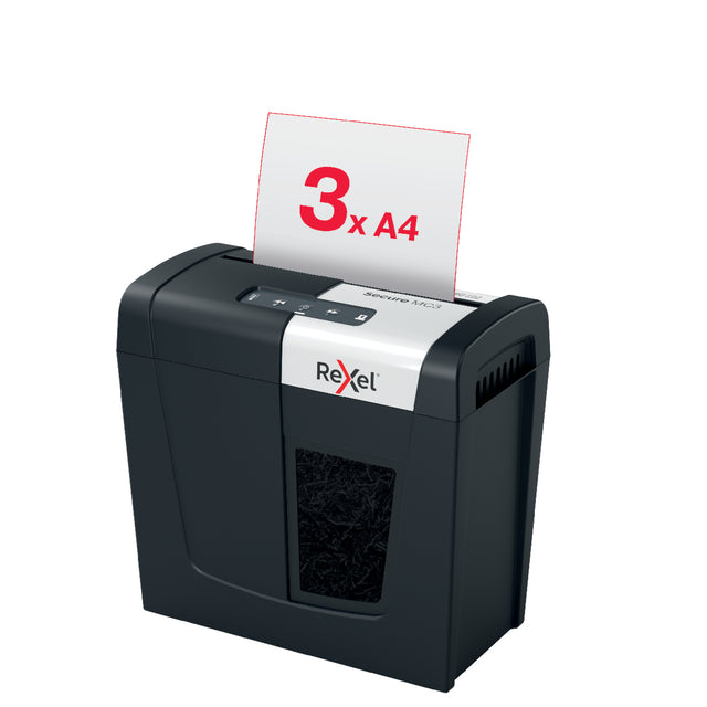 Rexel Secure MC3 Papiervernietiger 2x15mm P4 - 5