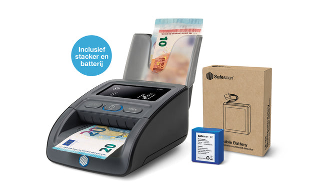 Safescan 155S G2 Valsgeld Detector compleet met automatische functies