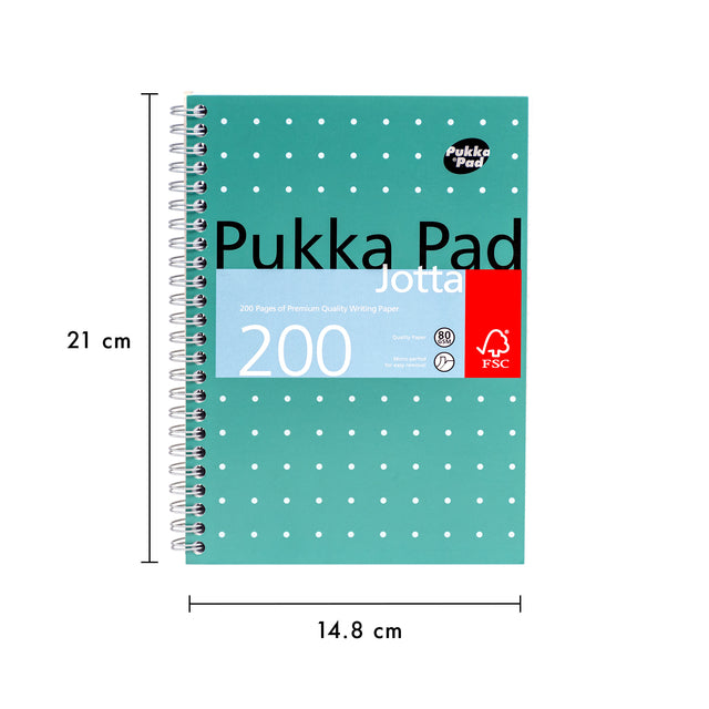 Notitieboek Pukka Jotta A5 met 5x5 lijnen, 200 pagina's, 80 g/m² - 3