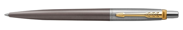 Parker Jotter Grey Collection Balpen met Goudkleurige Accenten