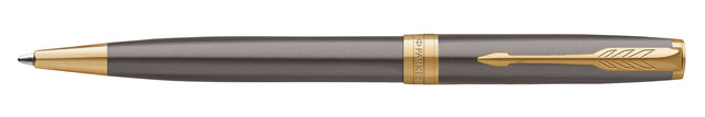 Parker Sonnet Grey Collection GT Balpen met Gouden Details