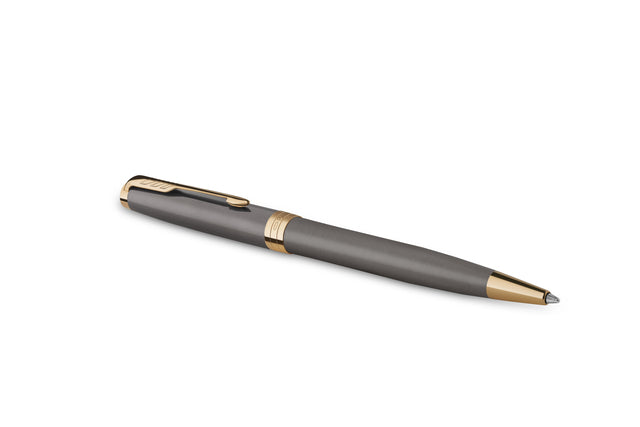 Parker Sonnet Grey Collection GT Balpen met Gouden Details - 2