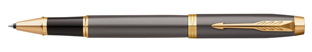 Parker IM Grey Collection GT Fijn Zilver-Goud - Klassieke Gelroller
