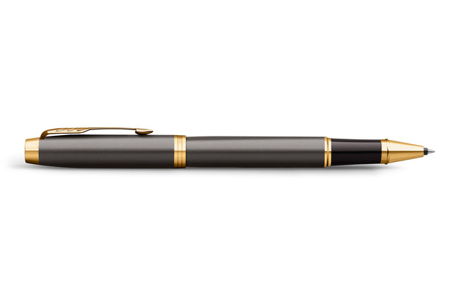 Parker IM Grey Collection GT Fijn Zilver-Goud - Klassieke Gelroller - 3