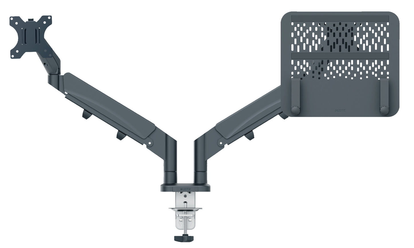 Dubbele Monitor- en Laptoparm Leitz Ergo voor ergonomisch werken