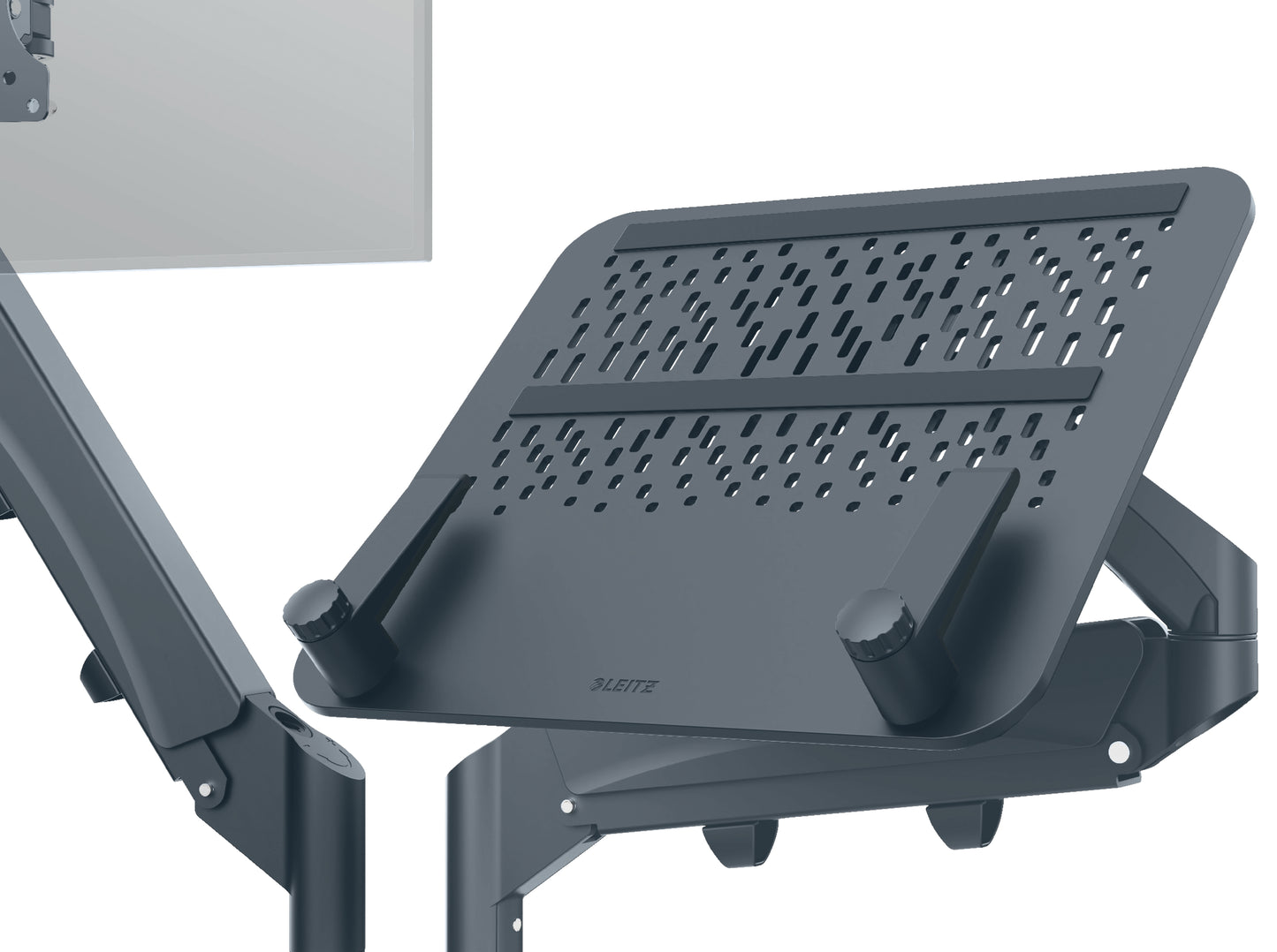 Dubbele Monitor- en Laptoparm Leitz Ergo voor ergonomisch werken - 2