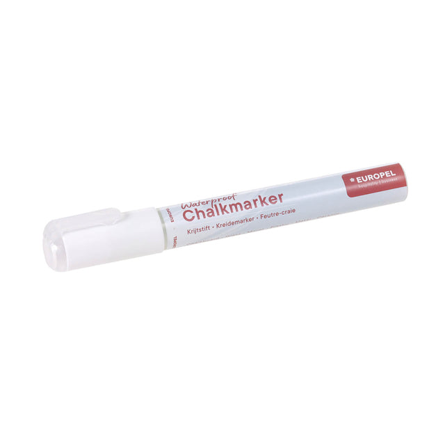Krijtstift Europel watervast 3-6mm wit - 3