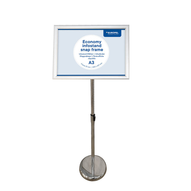 Infostandaard Europel Economy A3 zilver - 2