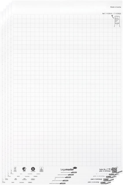 Flipoverpapier Legamaster Sketch ECO raster 5x20v - 2