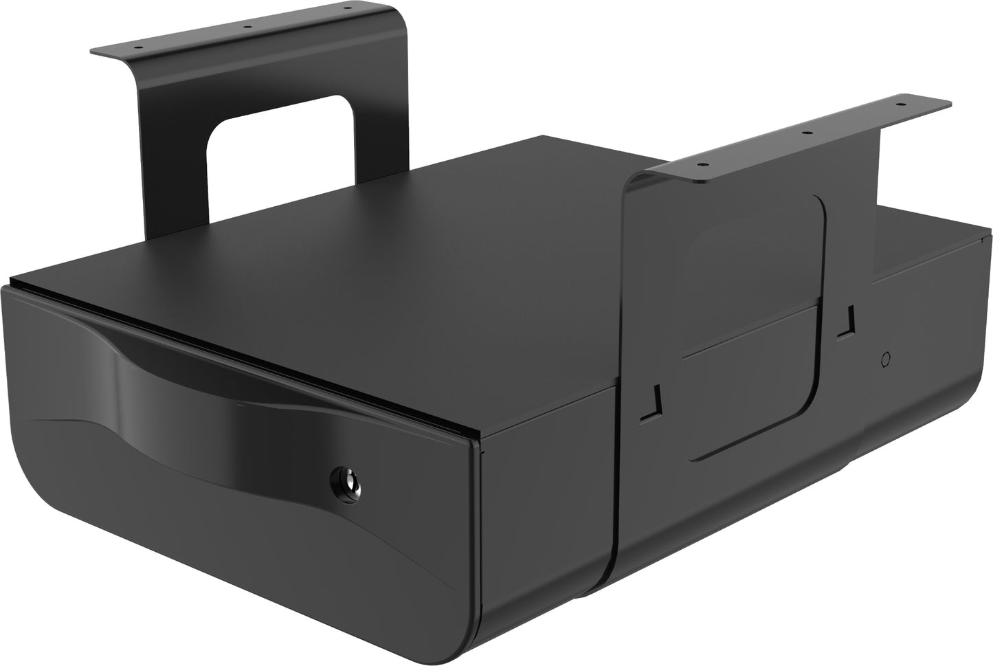 Persoonlijke lade Euroseats 369x292x189mm zwart, afsluitbaar
