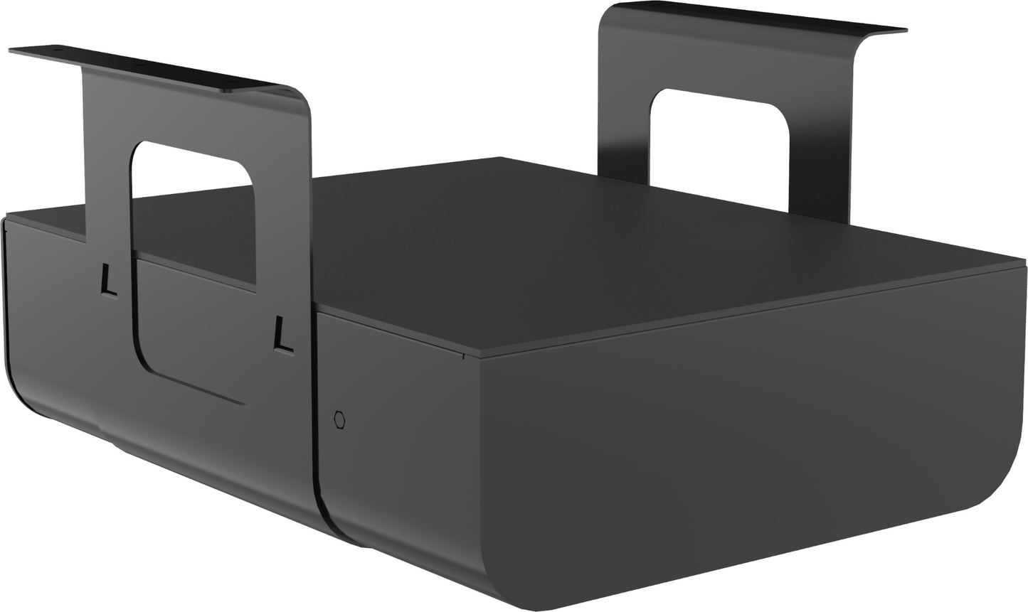 Persoonlijke lade Euroseats 369x292x189mm zwart, afsluitbaar - 2
