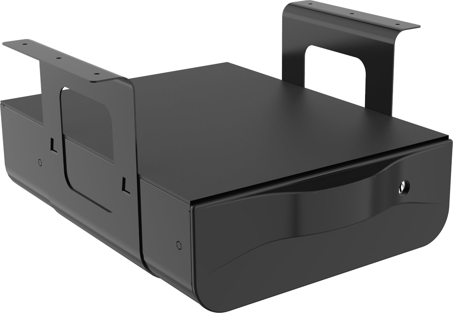 Persoonlijke lade Euroseats 369x292x189mm zwart, afsluitbaar - 3