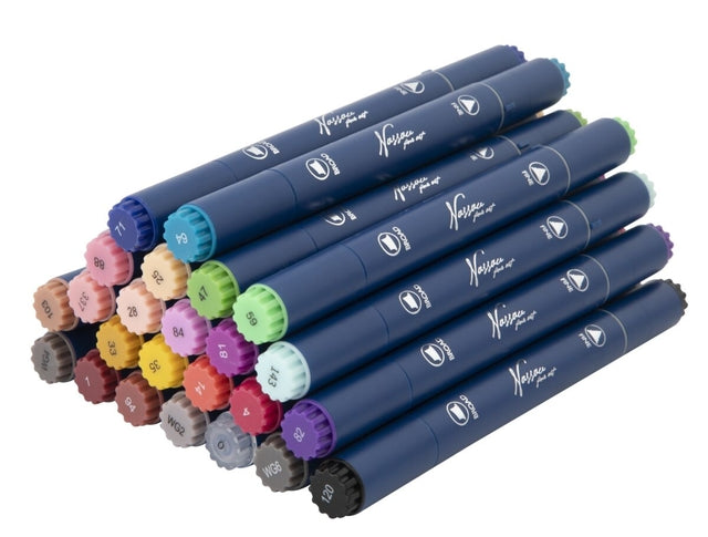 Nassau Alcoholmarkers Duopunt 24 stuks assorti, professionele kwaliteit - 4