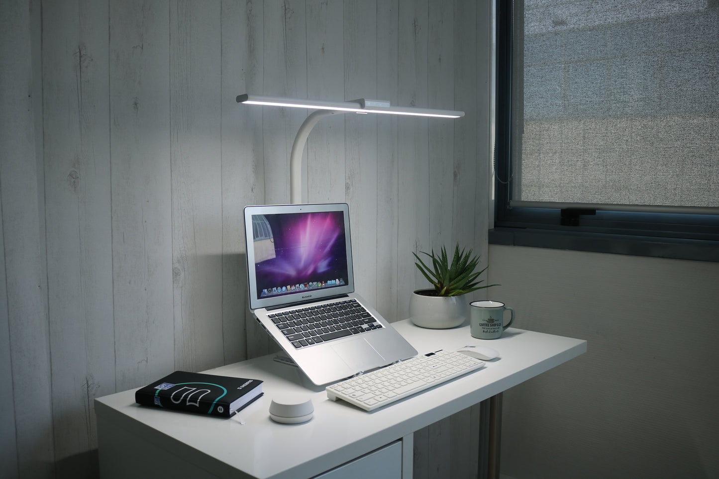 Bureaulamp Unilux Strata base LED wit - 9