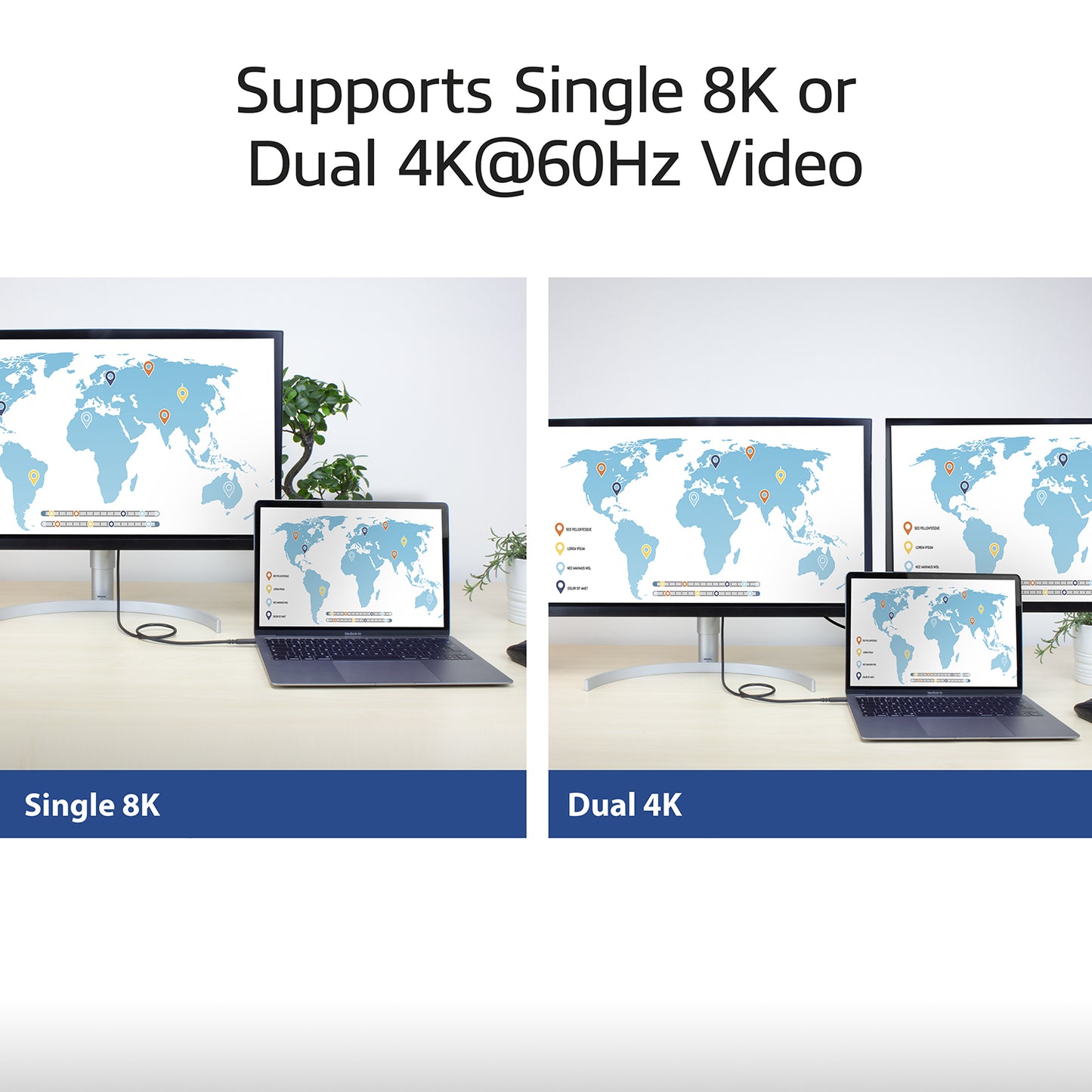 USB4® 40Gbps Kabel USB-C met Thunderbolt™4 en Power Delivery - 4