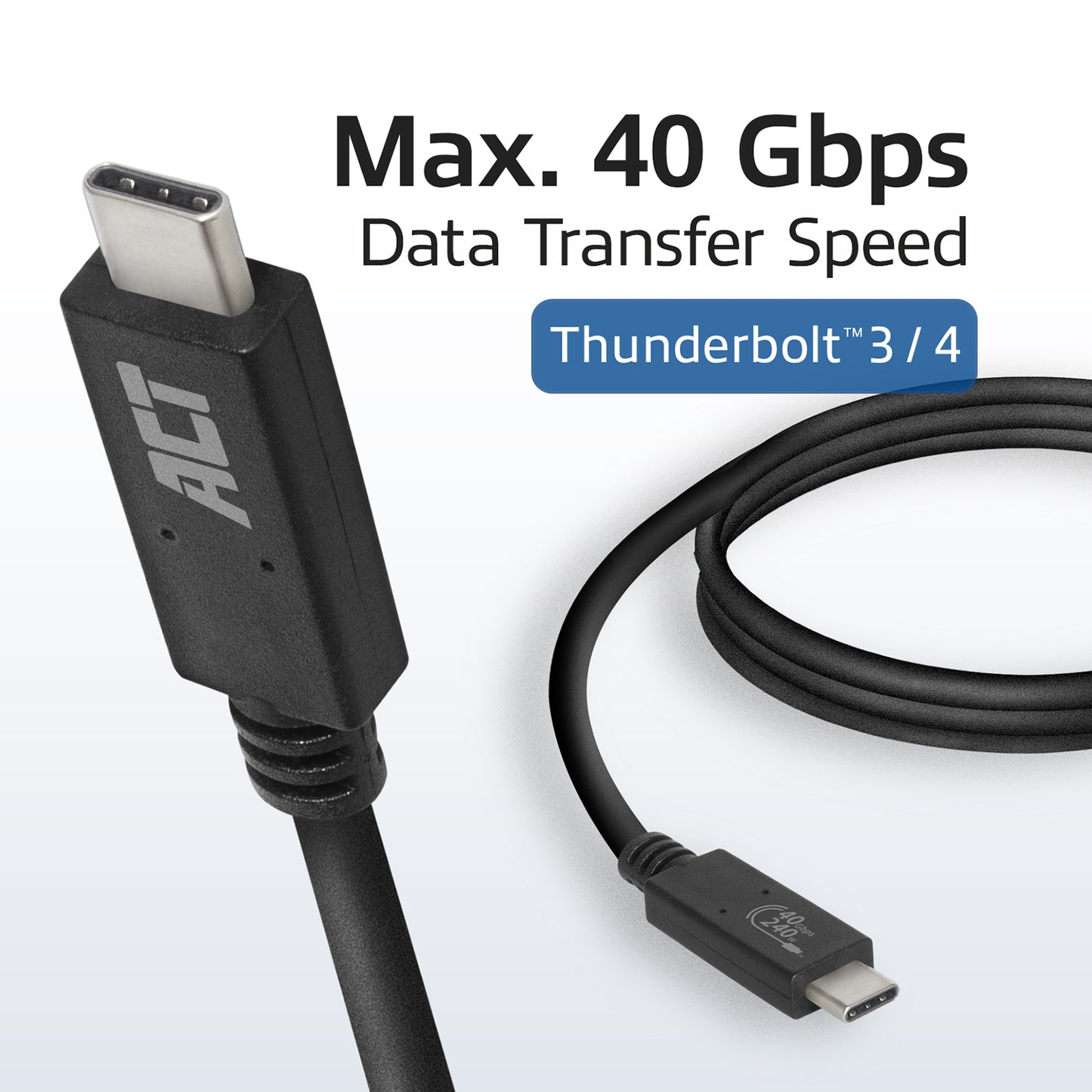 USB4® 40Gbps Kabel USB-C met Thunderbolt™4 en Power Delivery - 5
