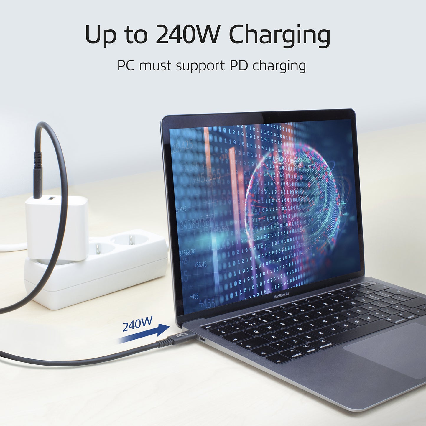USB4® 40Gbps Kabel USB-C met Thunderbolt™4 en Power Delivery - 6