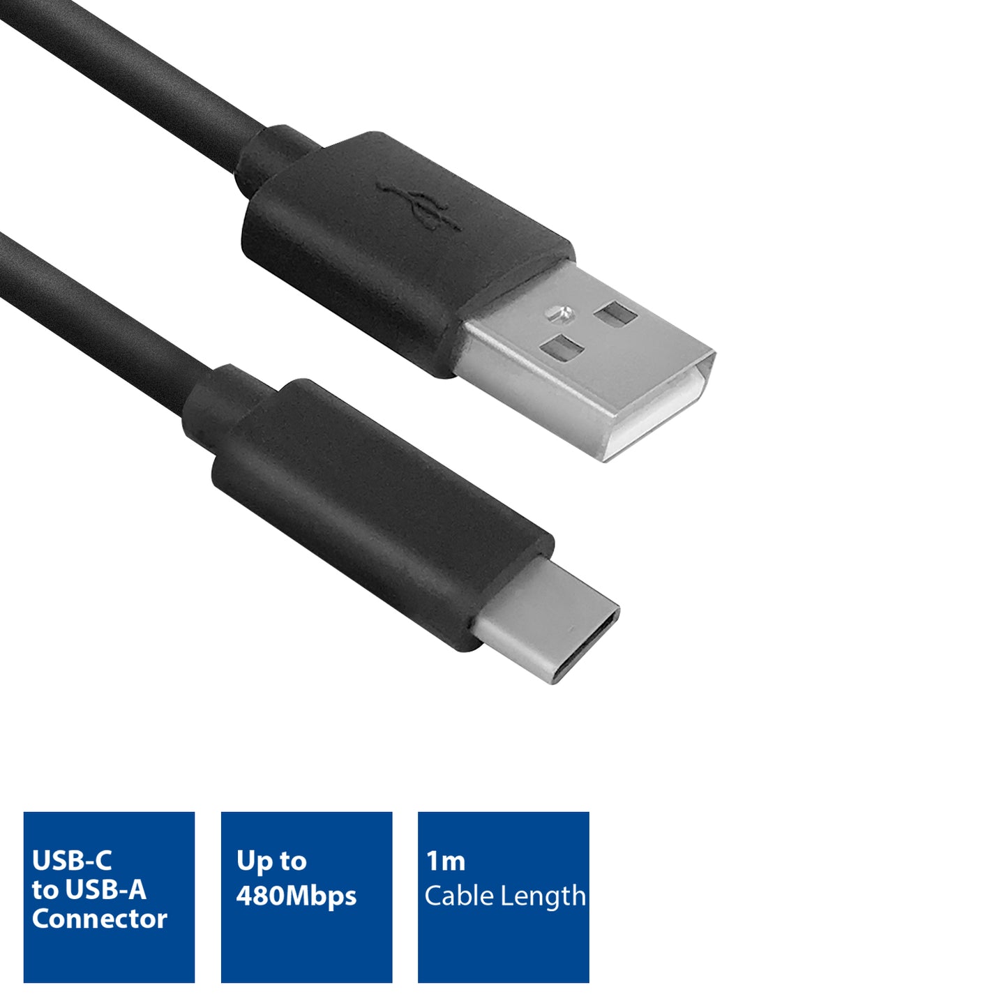 USB 2.0 kabel USB-A naar USB-C 1 meter - 2