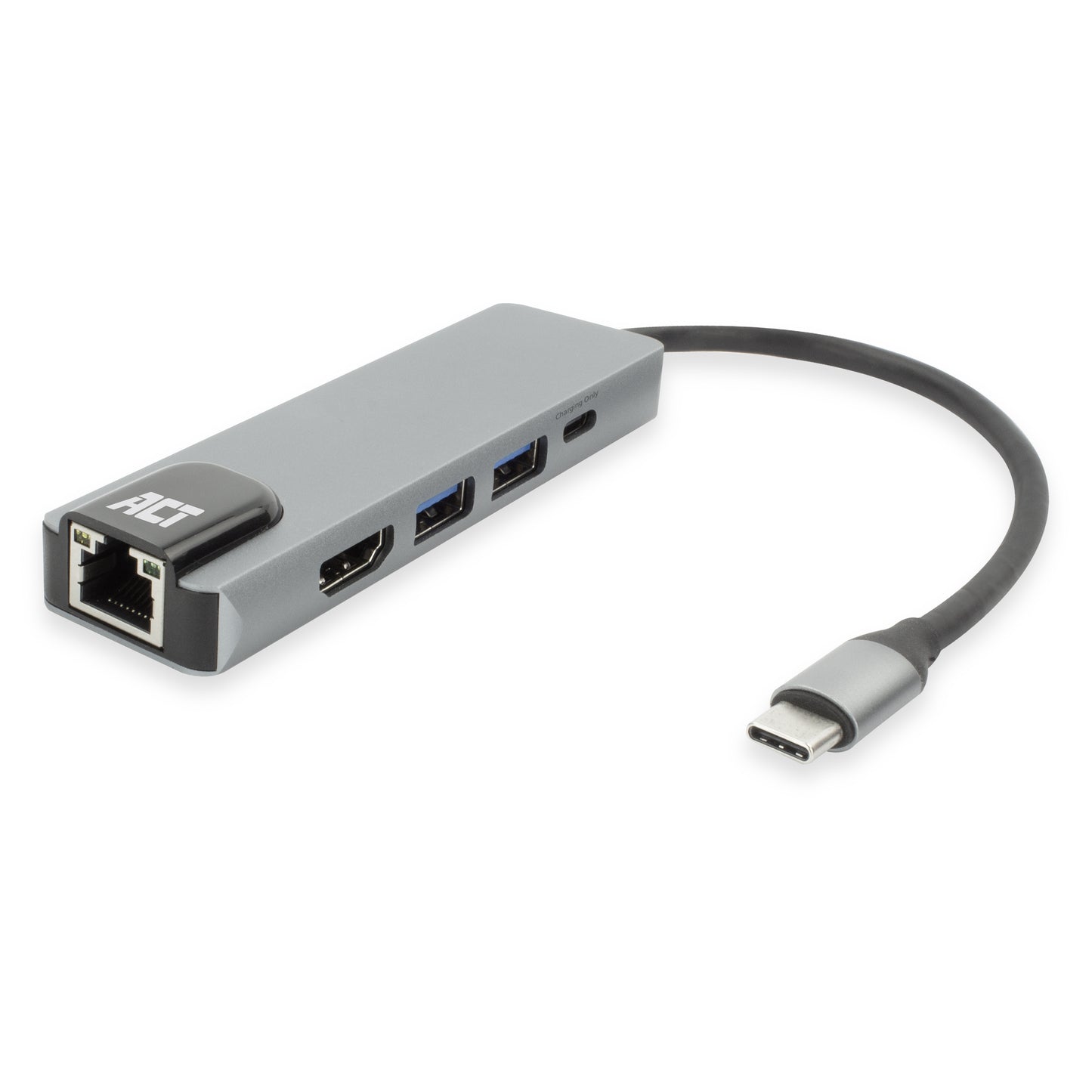 USB-C Docking Station voor 1 HDMI-monitor, Ethernet en USB-A