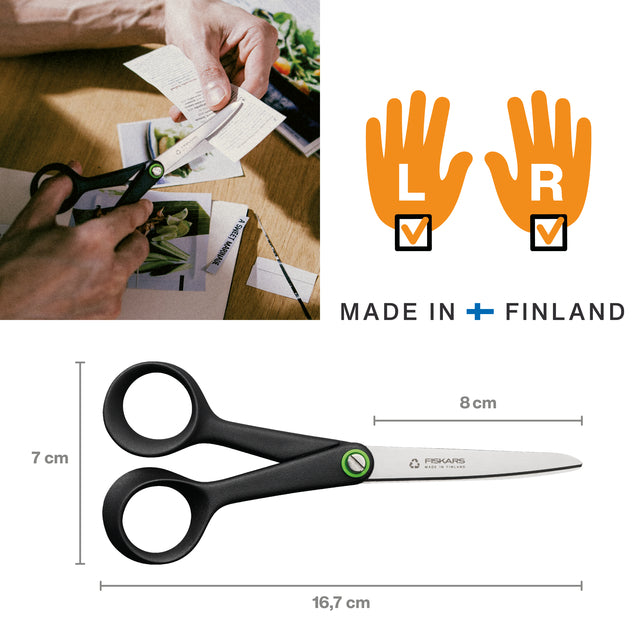 Fiskars ReNew Universele schaar 17 cm, milieuvriendelijk - 3