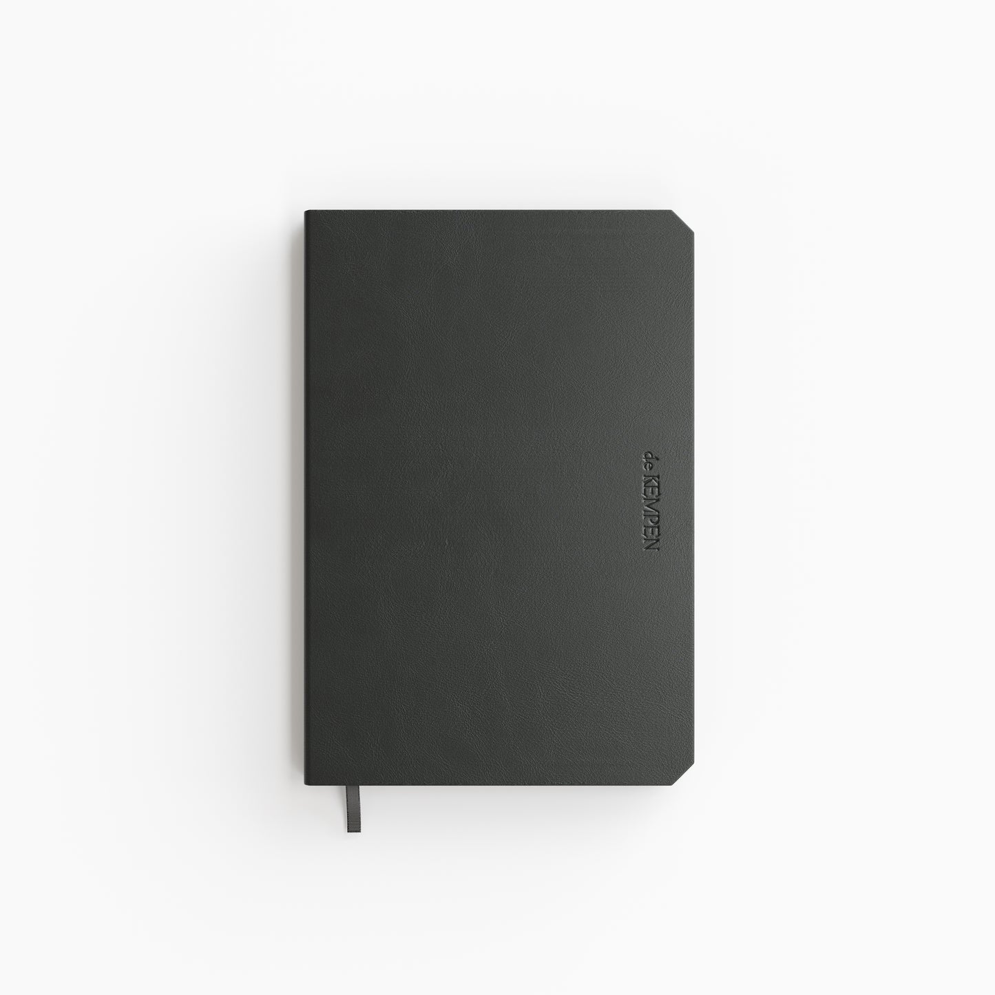 Notitieboek de KEMPEN Ashblack 110x160 liniaal 160 pagina's zwart