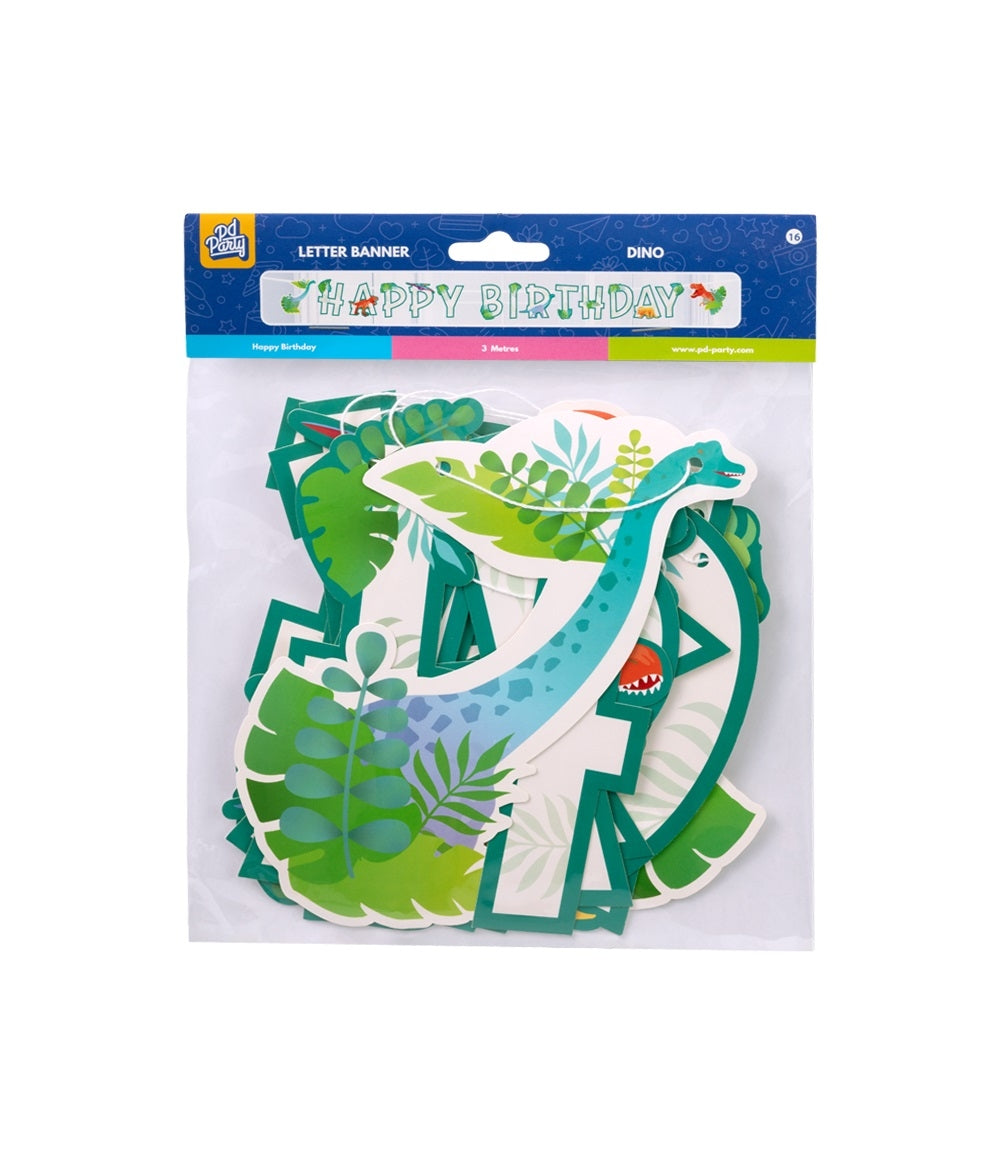 Letterslinger Dino voor Jungle feestdecoratie - 2