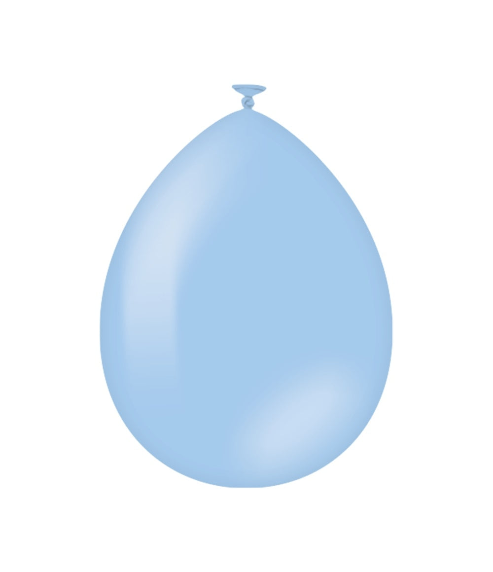 Baby blue ballonnen, 25 stuks