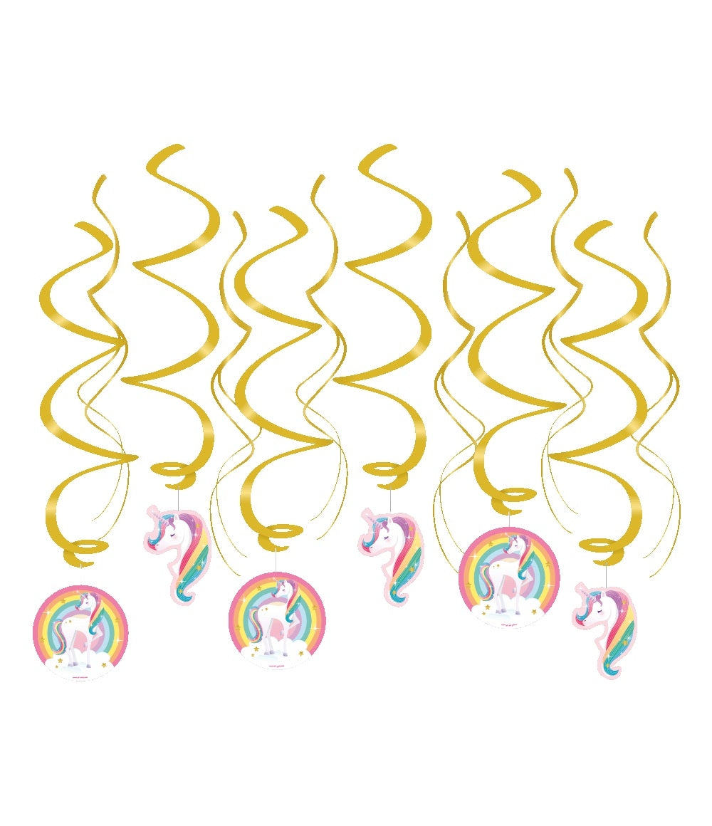 Unicorn Swirl Decoraties voor Unicorn Feesten