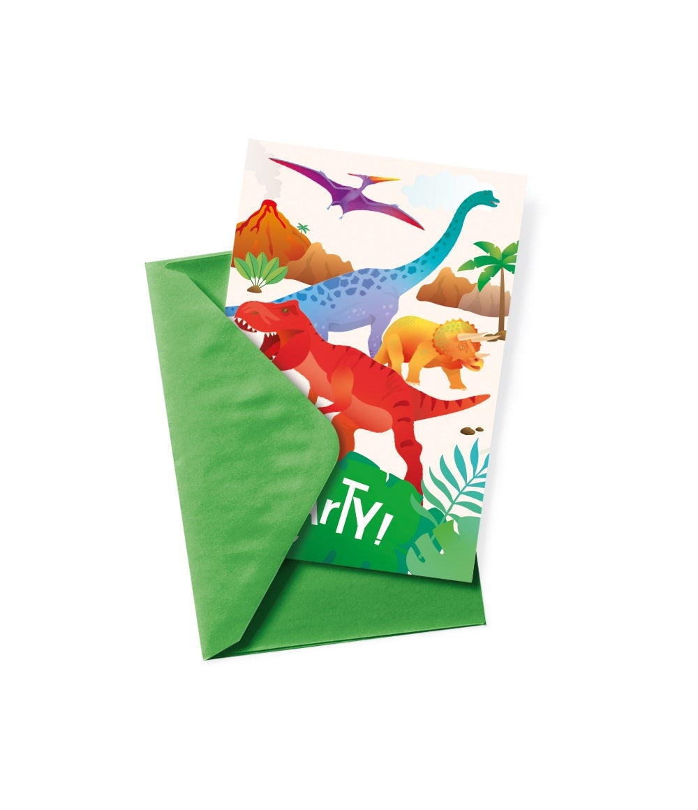 Dino Uitnodigingskaarten voor Feestjes - 3