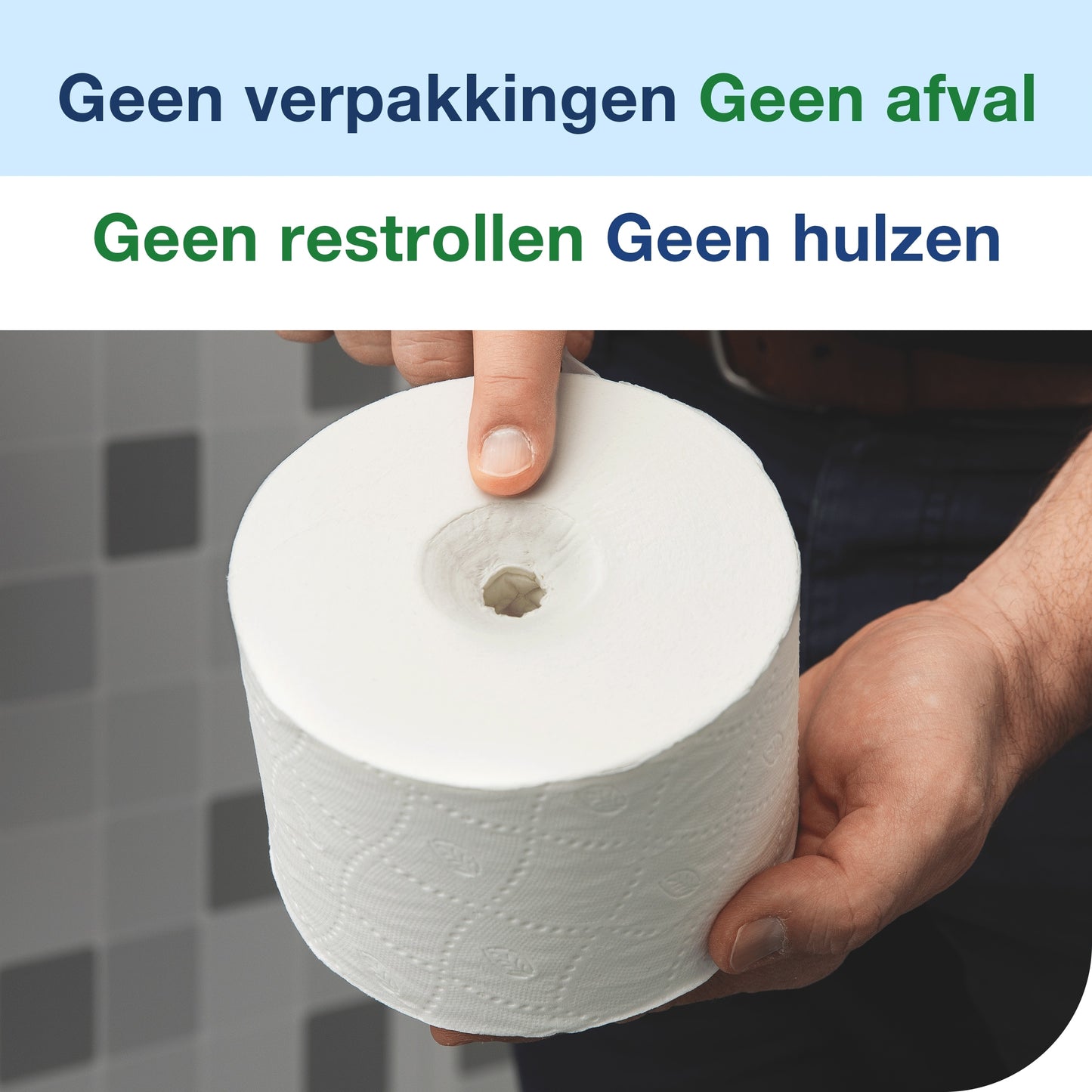 Tork T7 Universal Hulsloos 1-laags Toiletpapier, 144m, Wit - 2