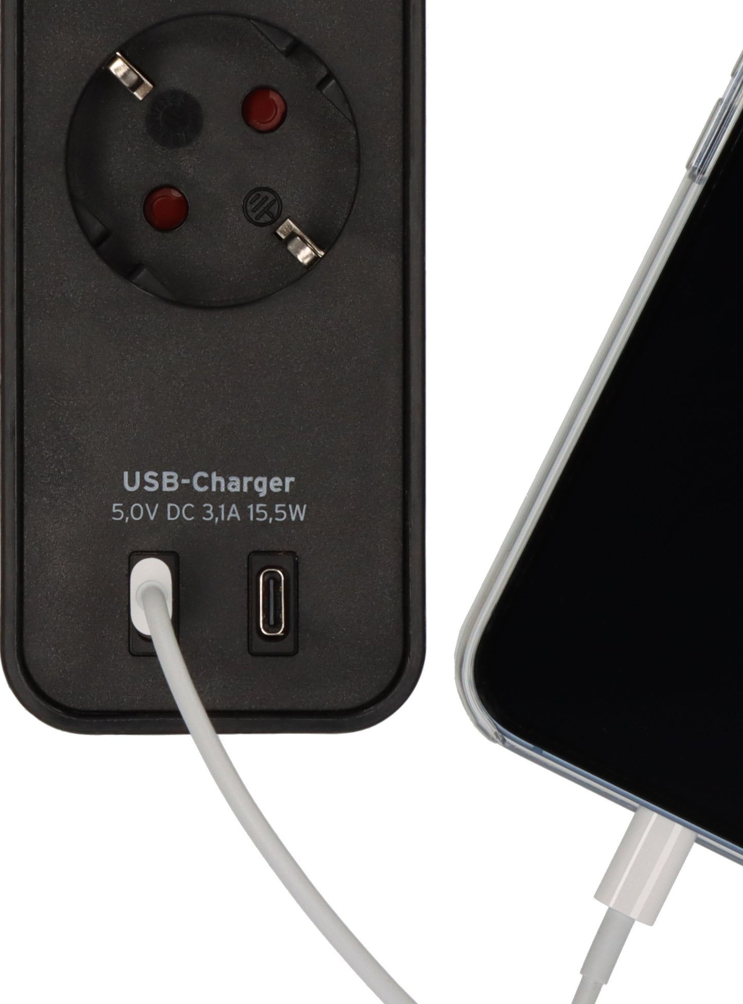 Brennenstuhl Eco 4-voudige stekkerdoos met 2 USB-C poorten, 1,5 m kabel - 3