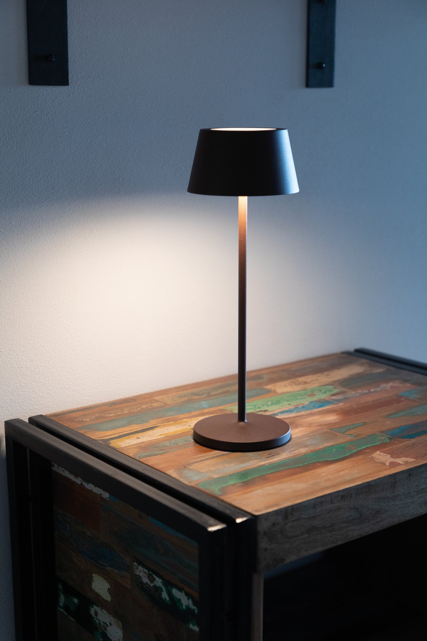 Maul Nina LED Accu Tafellamp Dimbaar Bruin - 3