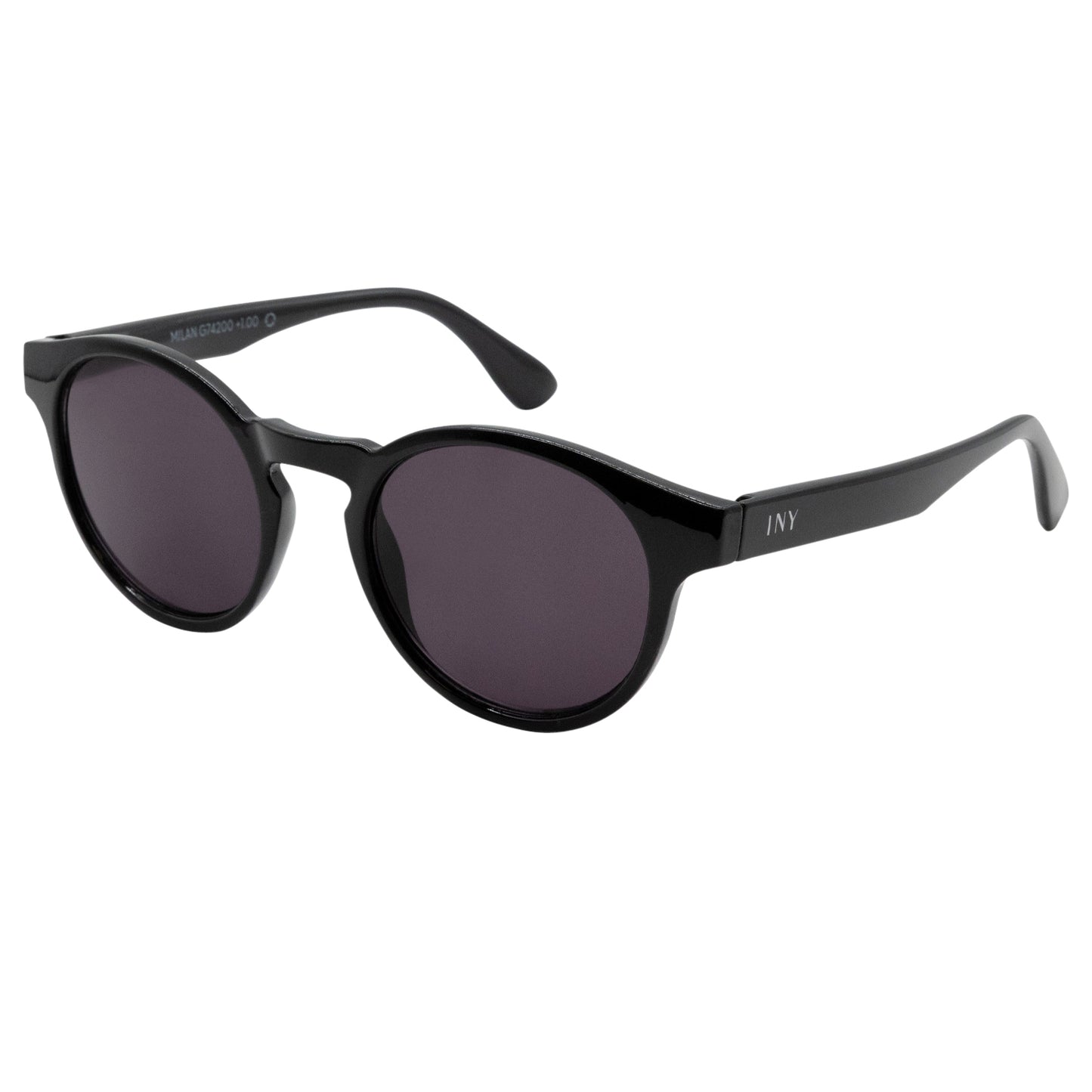 Zonnebril op sterkte I Need You Milan Zwart +1.00dpt - 2