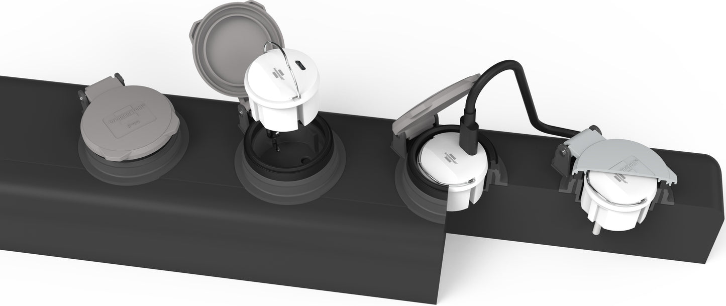 USB C Stekkeradapter Brennenstuhl 2,4A compacte laadoplossing - 2
