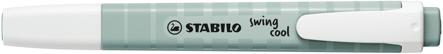 Stabilo Swing Cool Markeerstift Aardegroen, 2 lijndiktes - 2