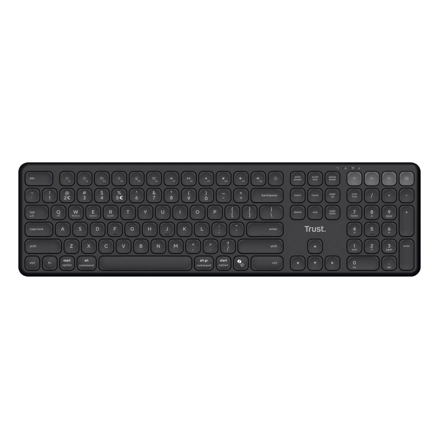 Trust Vaiya Multidevice Draadloos Toetsenbord