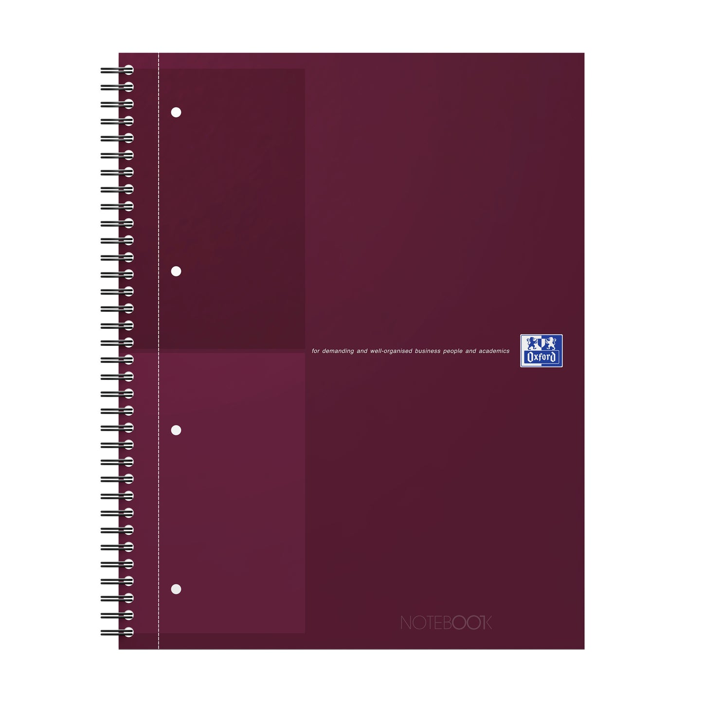 Oxf International A4+ Notitieboek met Dubbelspiraal Rood