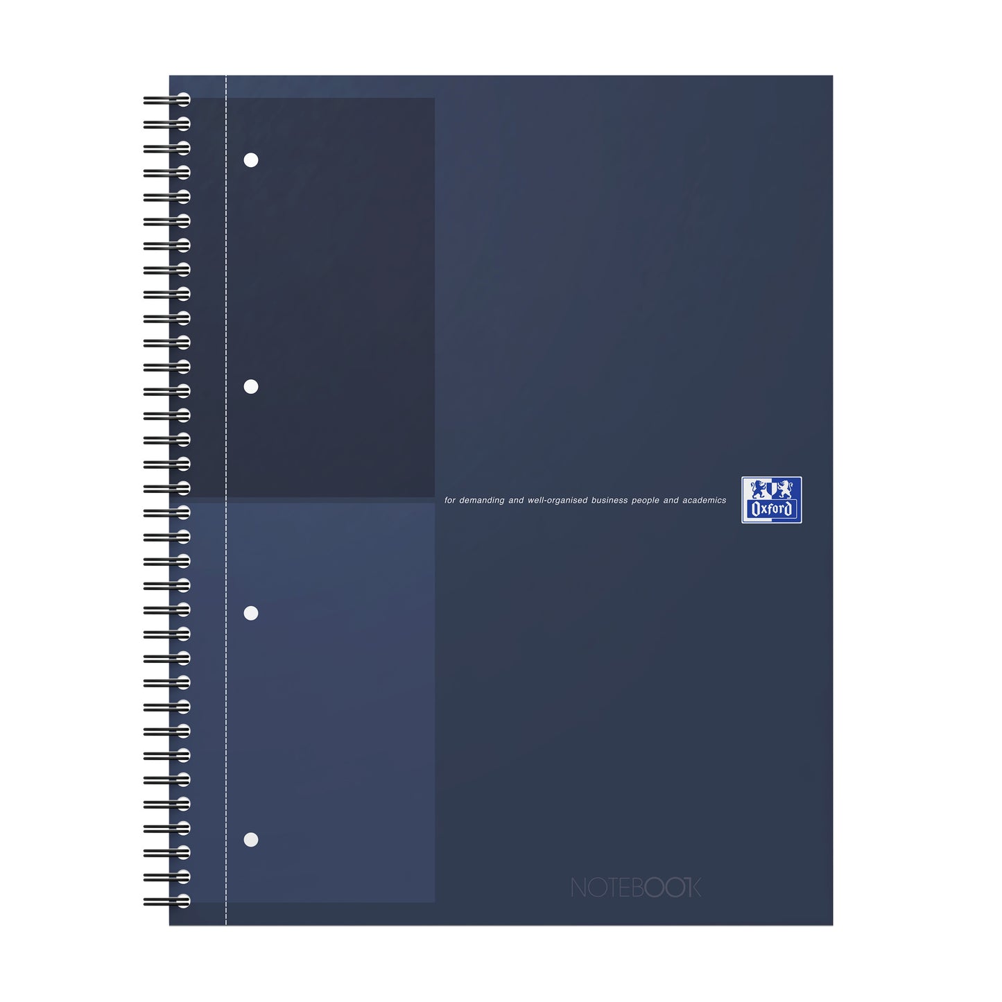 Oxf International A4+ Spiraalblok Liné 160 Pagina's, Zwart