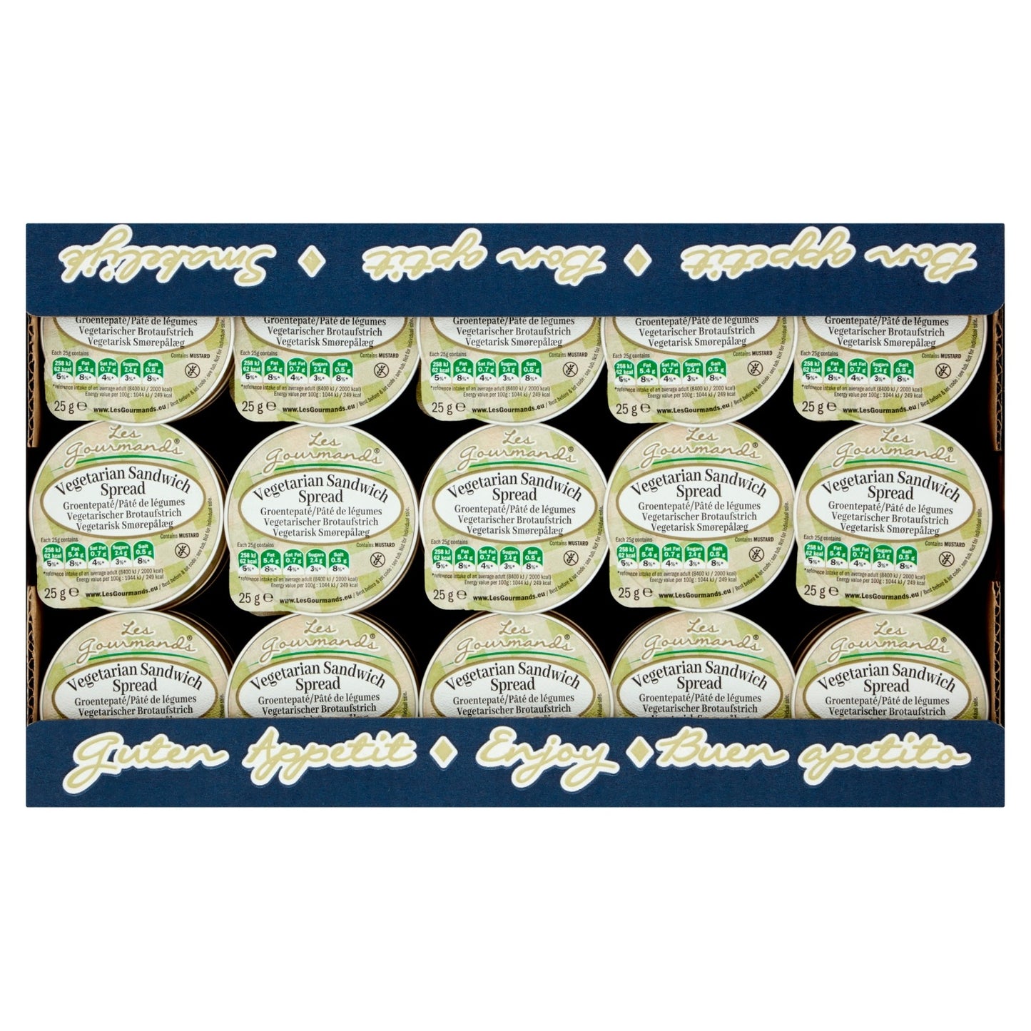 Vegetarische Sandwich Spread Les Gourmands 45x25 g - 2